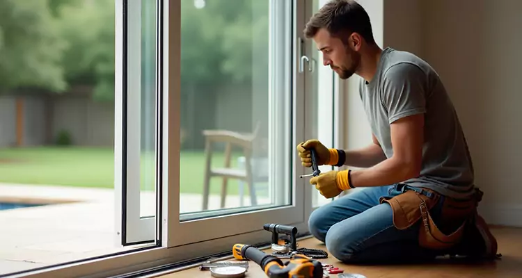 Squeaky Sliding Patio Doors in Hunters Creek, FL