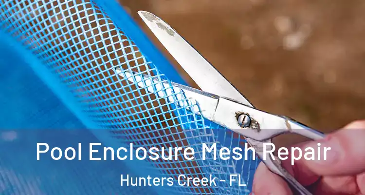 Pool Enclosure Mesh Repair Hunters Creek - FL